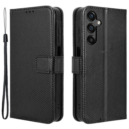 For Samsung Galaxy M55 5G / C55 5G / F55 5G Case Diamond Texture PU Leather Wallet Phone Cover TPU Inner Shell