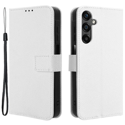 For Samsung Galaxy M55 5G / C55 5G / F55 5G Case Diamond Texture PU Leather Wallet Phone Cover TPU Inner Shell