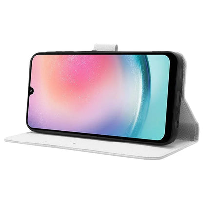 For Samsung Galaxy M55 5G / C55 5G / F55 5G Case Diamond Texture PU Leather Wallet Phone Cover TPU Inner Shell