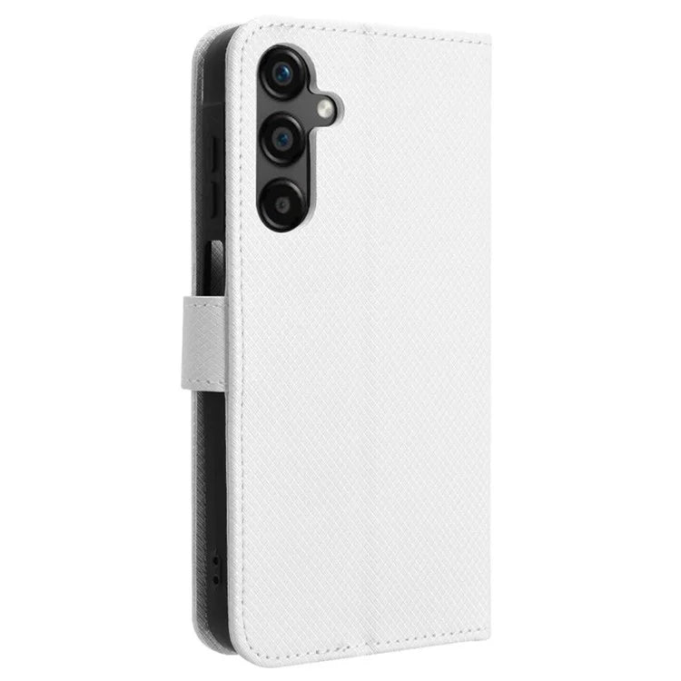 For Samsung Galaxy M55 5G / C55 5G / F55 5G Case Diamond Texture PU Leather Wallet Phone Cover TPU Inner Shell