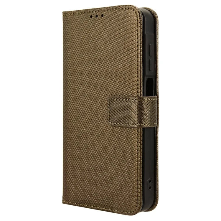 For Samsung Galaxy M55 5G / C55 5G / F55 5G Case Diamond Texture PU Leather Wallet Phone Cover TPU Inner Shell