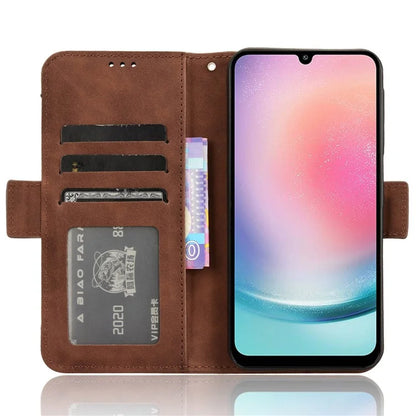 For Samsung Galaxy M55 5G / C55 5G / F55 5G Leather Case Multiple Card Slots Wallet Flip Phone Cover