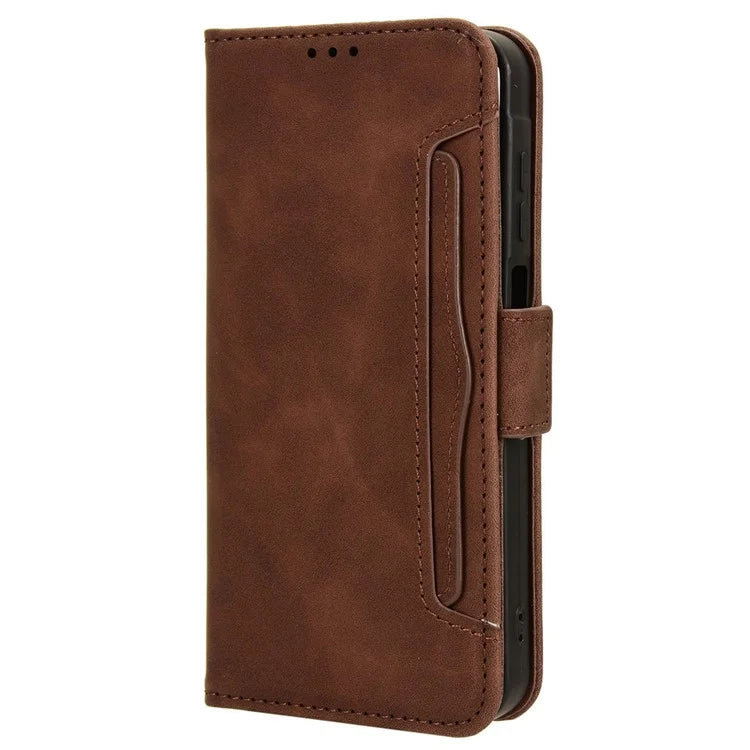 For Samsung Galaxy M55 5G / C55 5G / F55 5G Leather Case Multiple Card Slots Wallet Flip Phone Cover