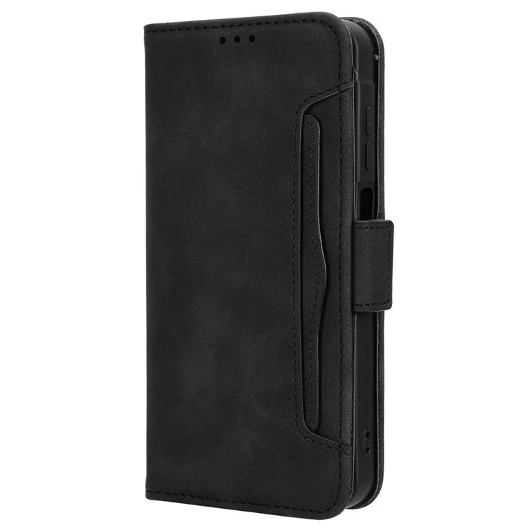 For Samsung Galaxy M55 5G / C55 5G / F55 5G Leather Case Multiple Card Slots Wallet Flip Phone Cover