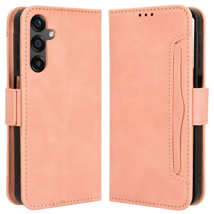 For Samsung Galaxy M55 5G / C55 5G / F55 5G Leather Case Multiple Card Slots Wallet Flip Phone Cover