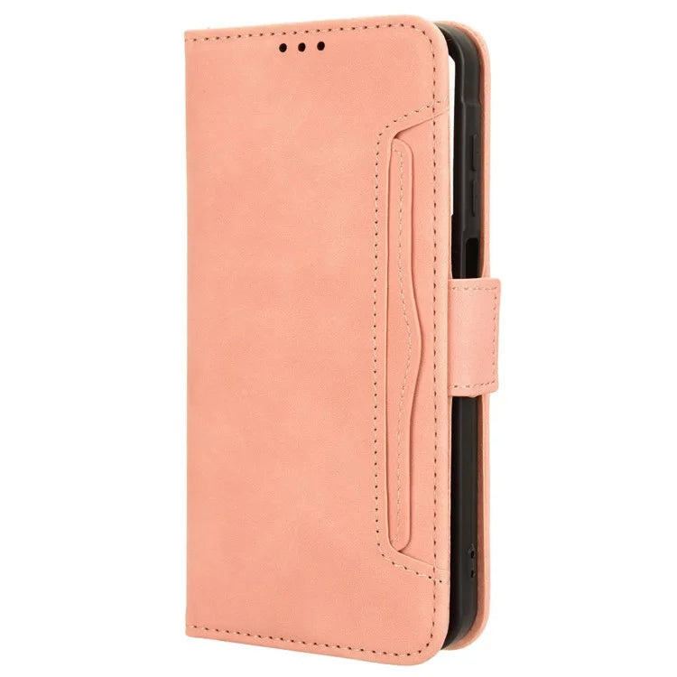 For Samsung Galaxy M55 5G / C55 5G / F55 5G Leather Case Multiple Card Slots Wallet Flip Phone Cover