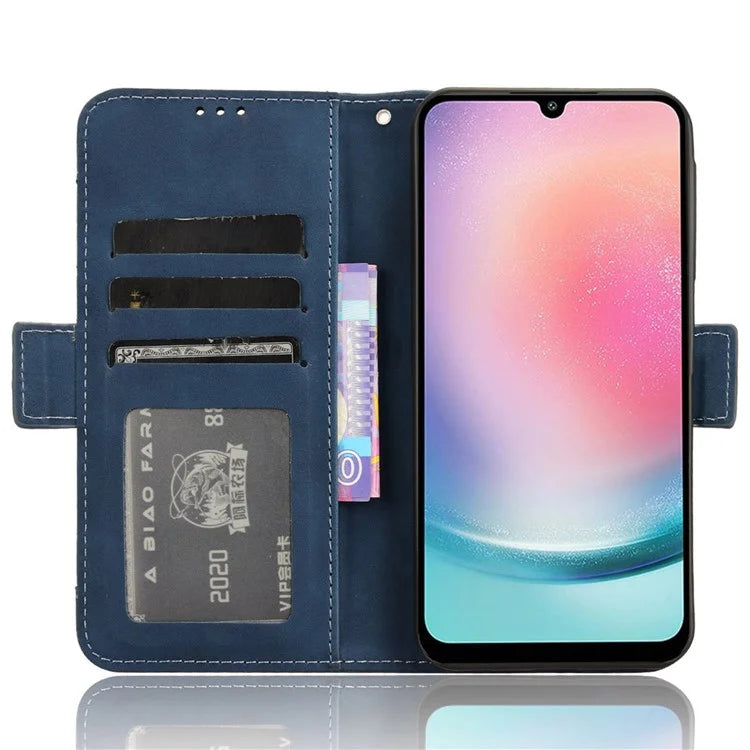 For Samsung Galaxy M55 5G / C55 5G / F55 5G Leather Case Multiple Card Slots Wallet Flip Phone Cover