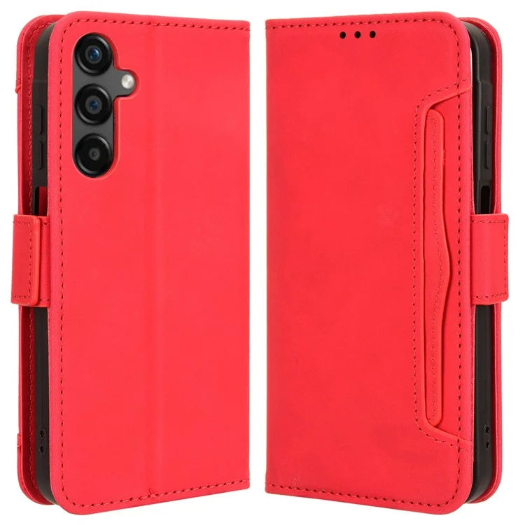 For Samsung Galaxy M55 5G / C55 5G / F55 5G Leather Case Multiple Card Slots Wallet Flip Phone Cover