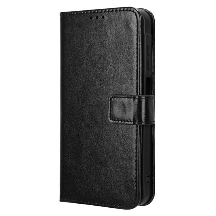 For Samsung Galaxy M55 5G / C55 5G / F55 5G Case Crazy Horse Texture Leather Phone Cover with Wallet Stand