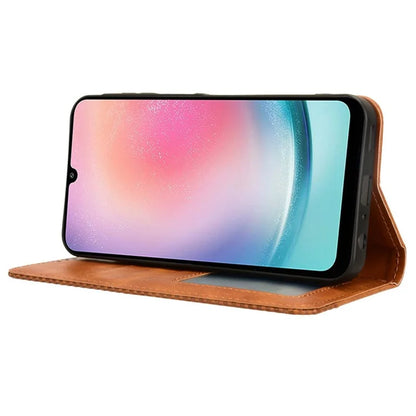 For Samsung Galaxy M55 5G / C55 5G / F55 5G Wallet Phone Case Retro Leather Flip Cover