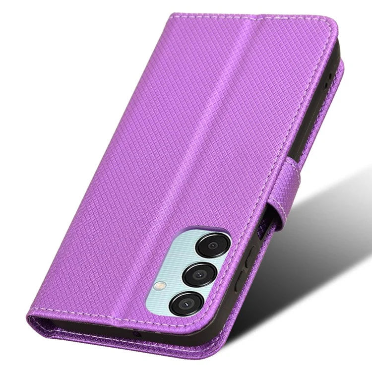 For Samsung Galaxy F15 5G / M15 5G Wallet Case Diamond Texture Leather Phone Cover