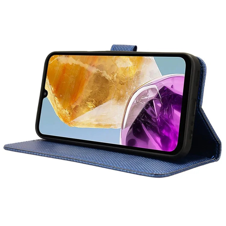 For Samsung Galaxy F15 5G / M15 5G Wallet Case Diamond Texture Leather Phone Cover