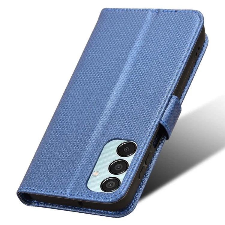 For Samsung Galaxy F15 5G / M15 5G Wallet Case Diamond Texture Leather Phone Cover
