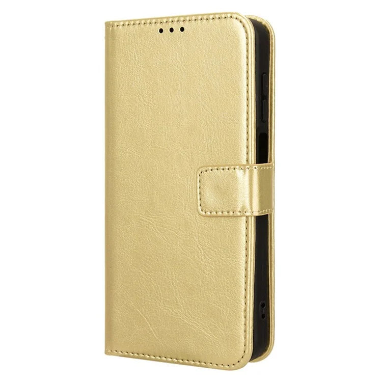 For Samsung Galaxy F15 5G / M15 5G Case Bump Proof PU Leather Crazy Horse Texture Phone Cover