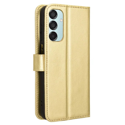 For Samsung Galaxy F15 5G / M15 5G Case Bump Proof PU Leather Crazy Horse Texture Phone Cover