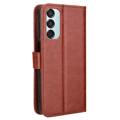 For Samsung Galaxy F15 5G / M15 5G Case Bump Proof PU Leather Crazy Horse Texture Phone Cover