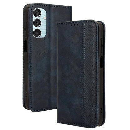 For Samsung Galaxy F15 5G / M15 5G Case Vintage PU Leather Folio Phone Cover with Cash / Card Slots