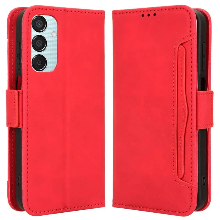For Samsung Galaxy F15 5G / M15 5G Phone Case Multiple Card Slots Leather Phone Cover