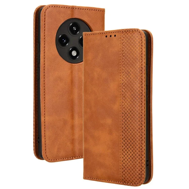 For Oppo F27 Pro 5G / Oppo F27 Pro+ 5G / A3 Pro (China) 5G Case Retro Leather Drop-Resistant Phone Wallet Cover