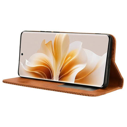 For Oppo F27 Pro 5G / Oppo F27 Pro+ 5G / A3 Pro (China) 5G Case Retro Leather Drop-Resistant Phone Wallet Cover