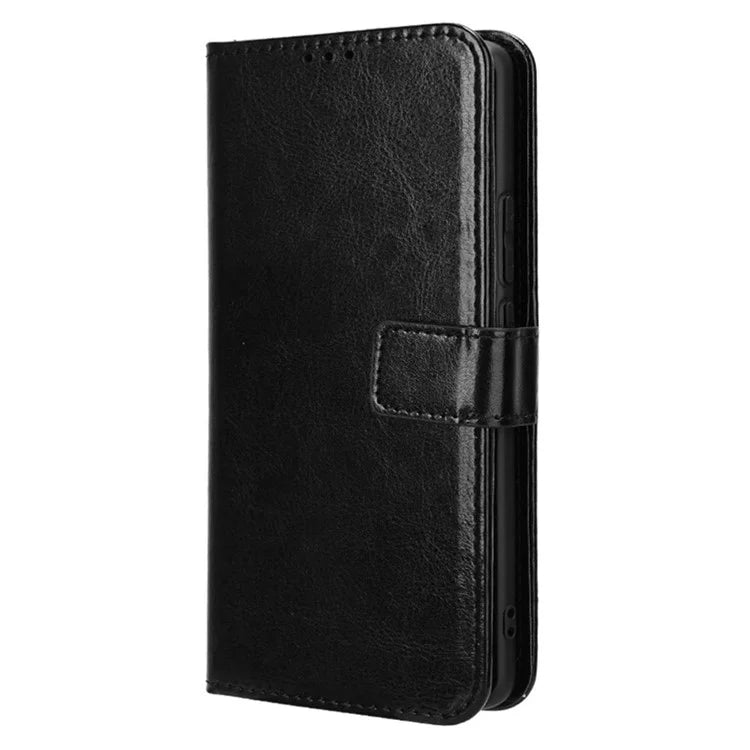 For Oppo F27 Pro 5G / Oppo F27 Pro+ 5G / A3 Pro (China) 5G Wallet Case Card Slots Leather Phone Cover Crazy Horse Texture