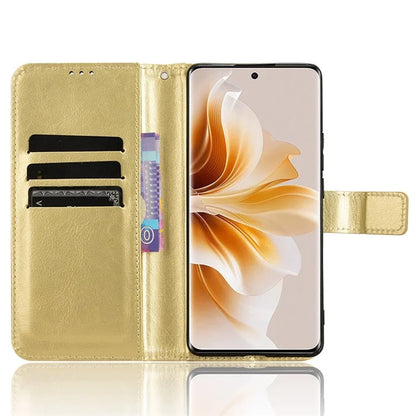 For Oppo F27 Pro 5G / Oppo F27 Pro+ 5G / A3 Pro (China) 5G Wallet Case Card Slots Leather Phone Cover Crazy Horse Texture