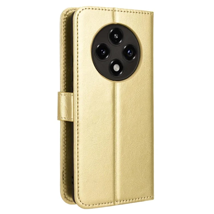 For Oppo F27 Pro 5G / Oppo F27 Pro+ 5G / A3 Pro (China) 5G Wallet Case Card Slots Leather Phone Cover Crazy Horse Texture