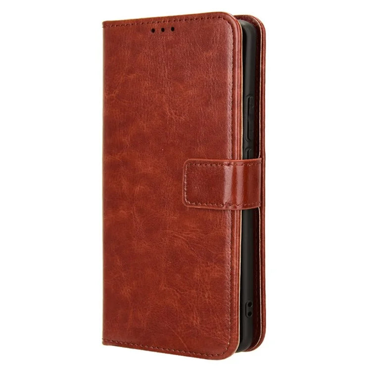 For Oppo F27 Pro 5G / Oppo F27 Pro+ 5G / A3 Pro (China) 5G Wallet Case Card Slots Leather Phone Cover Crazy Horse Texture