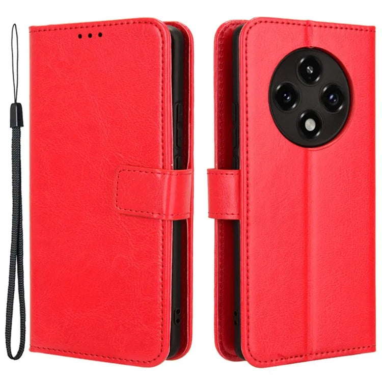 For Oppo F27 Pro 5G / Oppo F27 Pro+ 5G / A3 Pro (China) 5G Wallet Case Card Slots Leather Phone Cover Crazy Horse Texture
