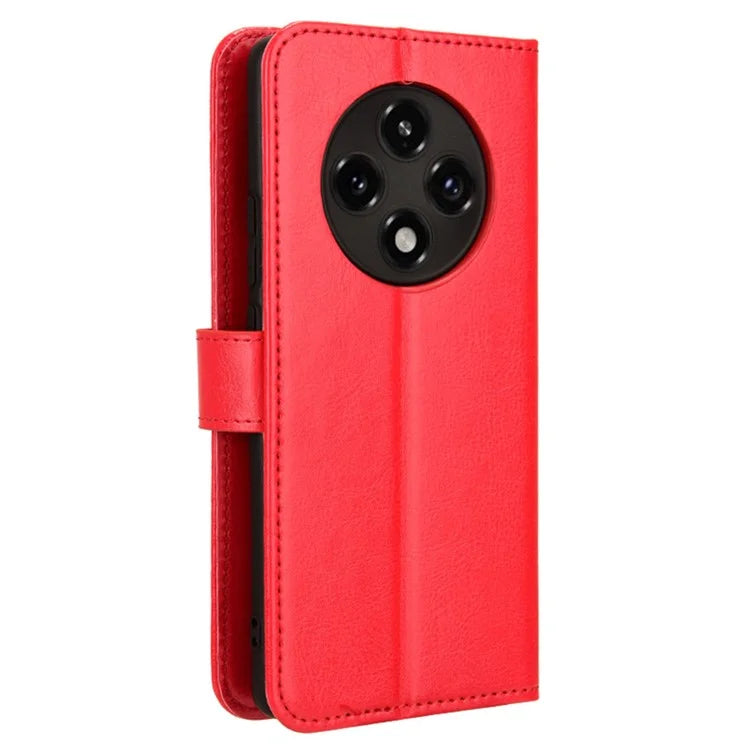 For Oppo F27 Pro 5G / Oppo F27 Pro+ 5G / A3 Pro (China) 5G Wallet Case Card Slots Leather Phone Cover Crazy Horse Texture