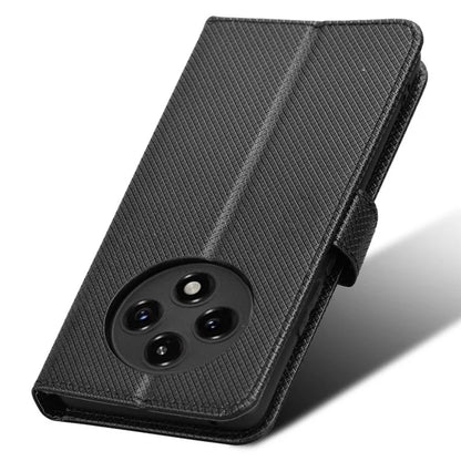 For Oppo F27 Pro 5G / Oppo F27 Pro+ 5G / A3 Pro (China) 5G Case Diamond Texture PU Leather Wallet Phone Cover TPU Inner Shell