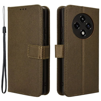 For Oppo F27 Pro 5G / Oppo F27 Pro+ 5G / A3 Pro (China) 5G Case Diamond Texture PU Leather Wallet Phone Cover TPU Inner Shell