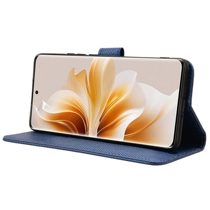 For Oppo F27 Pro 5G / Oppo F27 Pro+ 5G / A3 Pro (China) 5G Case Diamond Texture PU Leather Wallet Phone Cover TPU Inner Shell