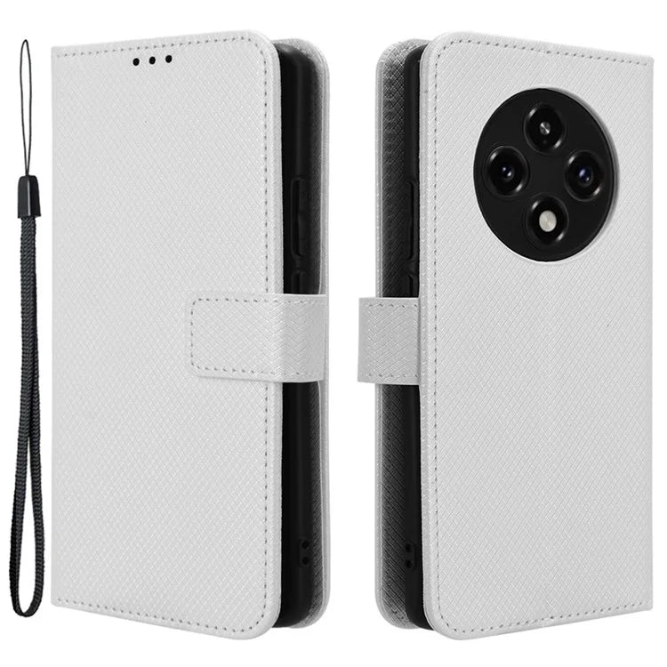 For Oppo F27 Pro 5G / Oppo F27 Pro+ 5G / A3 Pro (China) 5G Case Diamond Texture PU Leather Wallet Phone Cover TPU Inner Shell