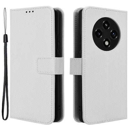 For Oppo F27 Pro 5G / Oppo F27 Pro+ 5G / A3 Pro (China) 5G Case Diamond Texture PU Leather Wallet Phone Cover TPU Inner Shell