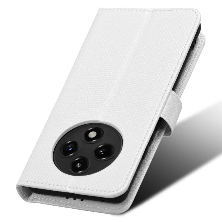For Oppo F27 Pro 5G / Oppo F27 Pro+ 5G / A3 Pro (China) 5G Case Diamond Texture PU Leather Wallet Phone Cover TPU Inner Shell