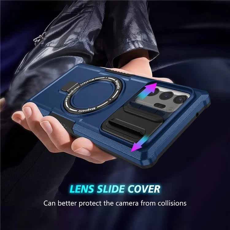For Samsung Galaxy Note20 Ultra / Note20 Ultra 5G Case Anti-drop PC+TPU Phone Shell Compatible with MagSafe