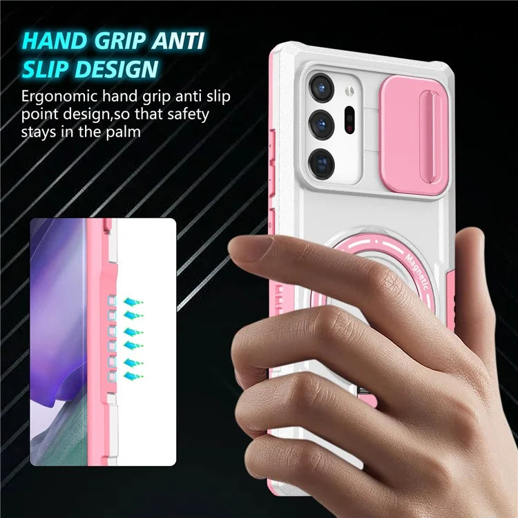 For Samsung Galaxy Note20 Ultra / Note20 Ultra 5G Case Anti-drop PC+TPU Phone Shell Compatible with MagSafe