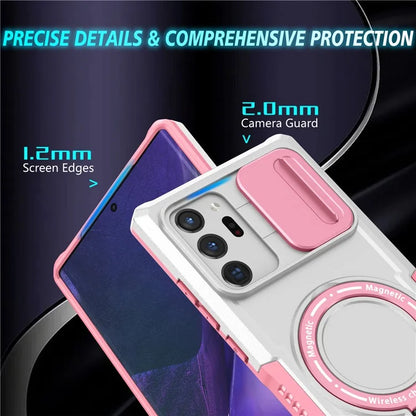 For Samsung Galaxy Note20 Ultra / Note20 Ultra 5G Case Anti-drop PC+TPU Phone Shell Compatible with MagSafe