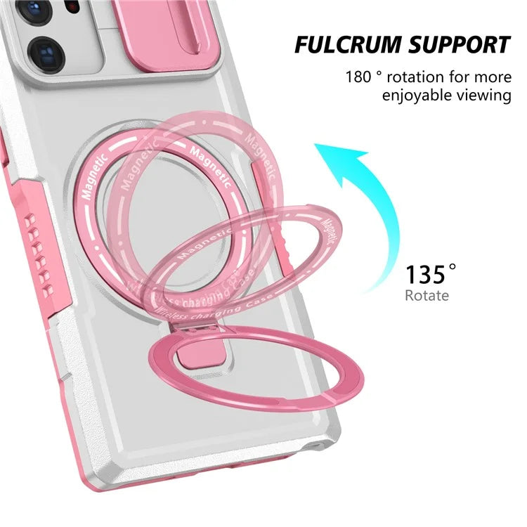 For Samsung Galaxy Note20 Ultra / Note20 Ultra 5G Case Anti-drop PC+TPU Phone Shell Compatible with MagSafe