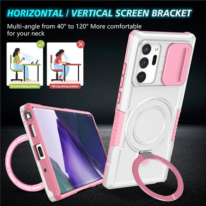 For Samsung Galaxy Note20 Ultra / Note20 Ultra 5G Case Anti-drop PC+TPU Phone Shell Compatible with MagSafe