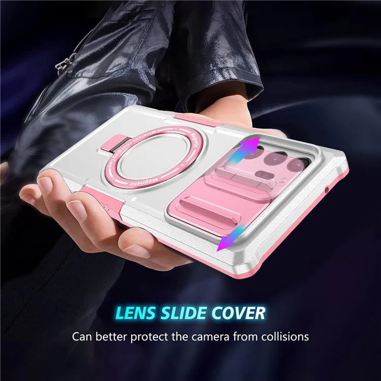 For Samsung Galaxy Note20 Ultra / Note20 Ultra 5G Case Anti-drop PC+TPU Phone Shell Compatible with MagSafe