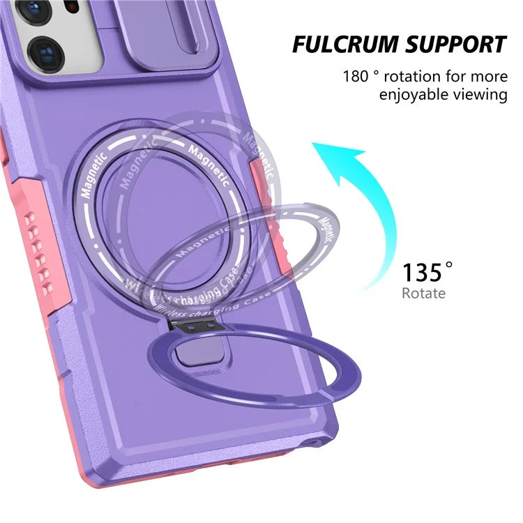 For Samsung Galaxy Note20 Ultra / Note20 Ultra 5G Case Anti-drop PC+TPU Phone Shell Compatible with MagSafe