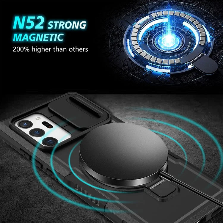 For Samsung Galaxy Note20 Ultra / Note20 Ultra 5G Case Anti-drop PC+TPU Phone Shell Compatible with MagSafe