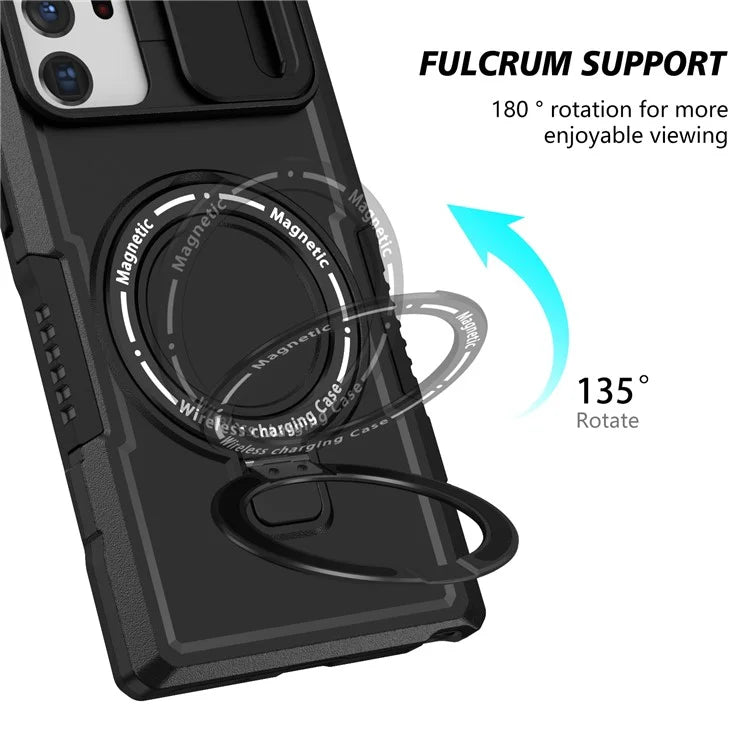 For Samsung Galaxy Note20 Ultra / Note20 Ultra 5G Case Anti-drop PC+TPU Phone Shell Compatible with MagSafe