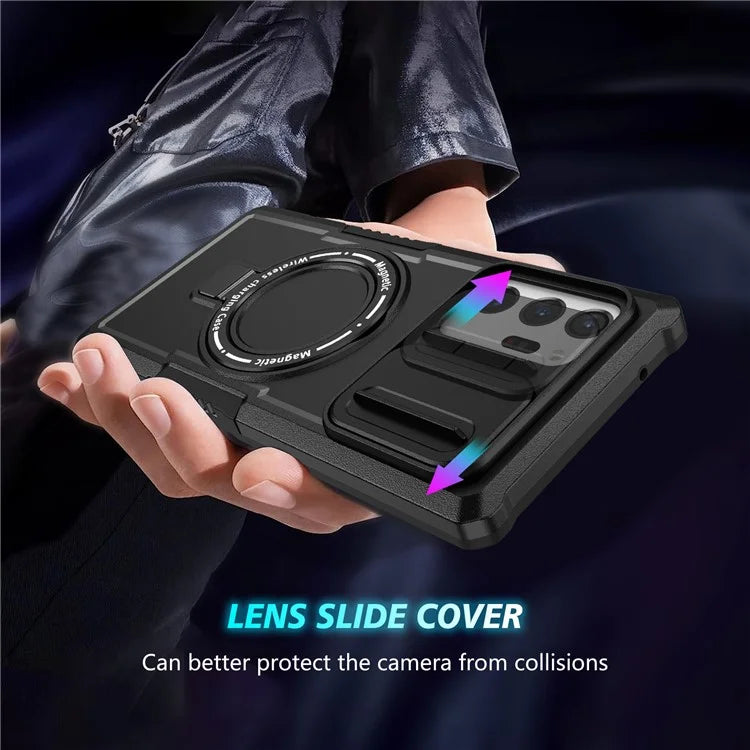 For Samsung Galaxy Note20 Ultra / Note20 Ultra 5G Case Anti-drop PC+TPU Phone Shell Compatible with MagSafe