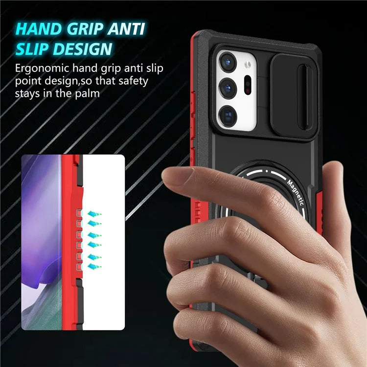 For Samsung Galaxy Note20 Ultra / Note20 Ultra 5G Case Anti-drop PC+TPU Phone Shell Compatible with MagSafe