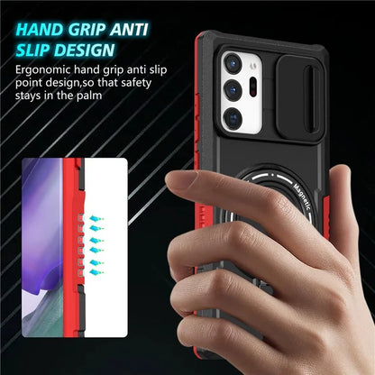 For Samsung Galaxy Note20 Ultra / Note20 Ultra 5G Case Anti-drop PC+TPU Phone Shell Compatible with MagSafe