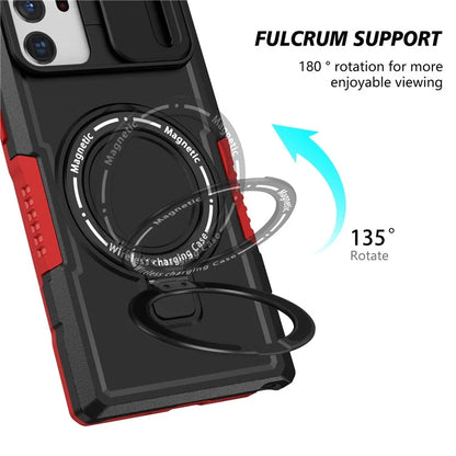 For Samsung Galaxy Note20 Ultra / Note20 Ultra 5G Case Anti-drop PC+TPU Phone Shell Compatible with MagSafe