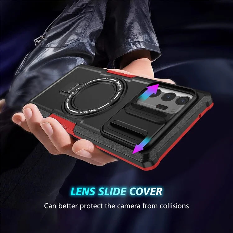 For Samsung Galaxy Note20 Ultra / Note20 Ultra 5G Case Anti-drop PC+TPU Phone Shell Compatible with MagSafe